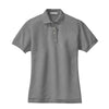 port-authority-womens-grey-pique-polo