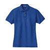 port-authority-womens-blue-pique-polo