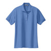 port-authority-womens-light-blue-knit-polo