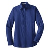 port-authority-women-blue-ls-shirt
