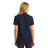 Port & Company Women's Deep Navy Ring Spun Pique Polo