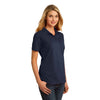 Port & Company Women's Deep Navy Ring Spun Pique Polo