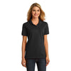 Port & Company Women's Jet Black Ring Spun Pique Polo