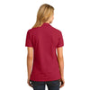 Port & Company Women's Red Ring Spun Pique Polo