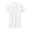 Port & Company Women's White Ring Spun Pique Polo