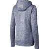 Sport-Tek Women's True Navy PosiCharge Electric Heather Fleece Hooded Pullover