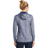 Sport-Tek Women's True Navy PosiCharge Electric Heather Fleece Hooded Pullover