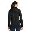 Sport-Tek Women's Black Rival Tech Fleece Full-Zip Hooded Jacket