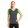 lst371-sport-tek-green-neck-tee