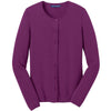port-authority-women-purple-cardigan