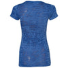 Next Level Women's Royal Burnout Tee