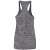 Next Level Women's Dark Gray Burnout Racerback Tank