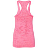 Next Level Women's Neon Pink Burnout Racerback Tank