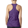 Next Level Women's Purple Rush Burnout Racerback Tank