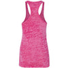 Next Level Women's Shocking Pink Burnout Racerback Tank