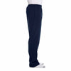 Champion Men's Navy Eco 9-Ounce Open-Bottom Fleece Pant with Pocket