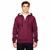 s185-champion-burgundy-quarter-zip-hood