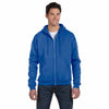 Champion Men's Royal Blue Heather Eco 9-Ounce Full Zip Hood
