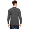 Dickies Men's Charcoal 6.75 oz. Heavyweight Work Long-Sleeve T-Shirt