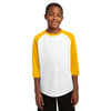 yst205-sport-tek-gold-baseball-jersey