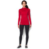 Under Armour Women's Red ColdGear Fitted L/S Mock