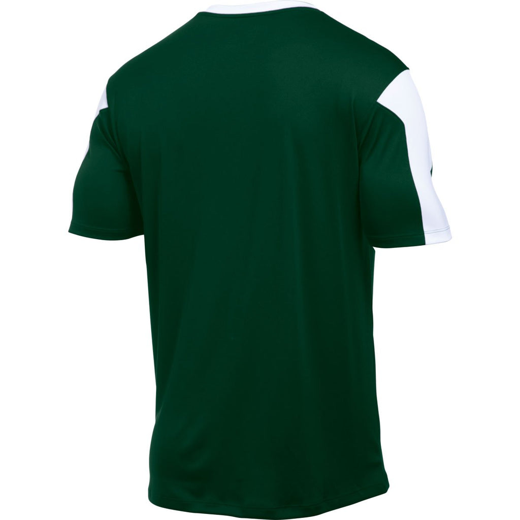 Under Armour Men's Forest Green Maquina Jersey Short Sleeve