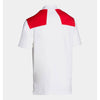 Under Armour Men's White/Red Armour Colorblock Polo