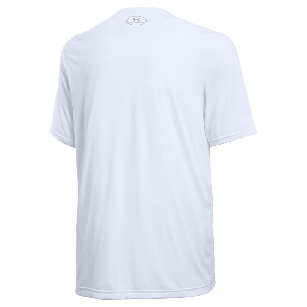 Under Armour Men's White Heather 2.0 Locker Tee