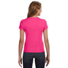 Anvil Women's Hot Pink Scoop T-Shirt
