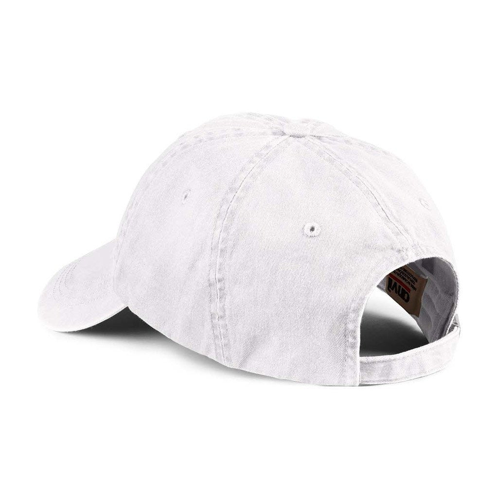 Anvil White Solid Low-Profile Pigment-Dyed Cap