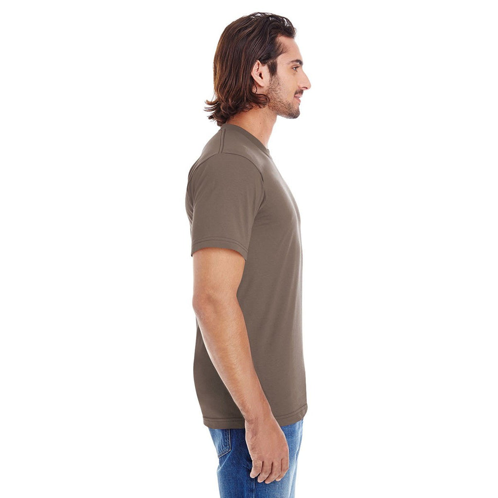 American Apparel Walnut Organic Short-Sleeve Fine Jersey T-Shirt