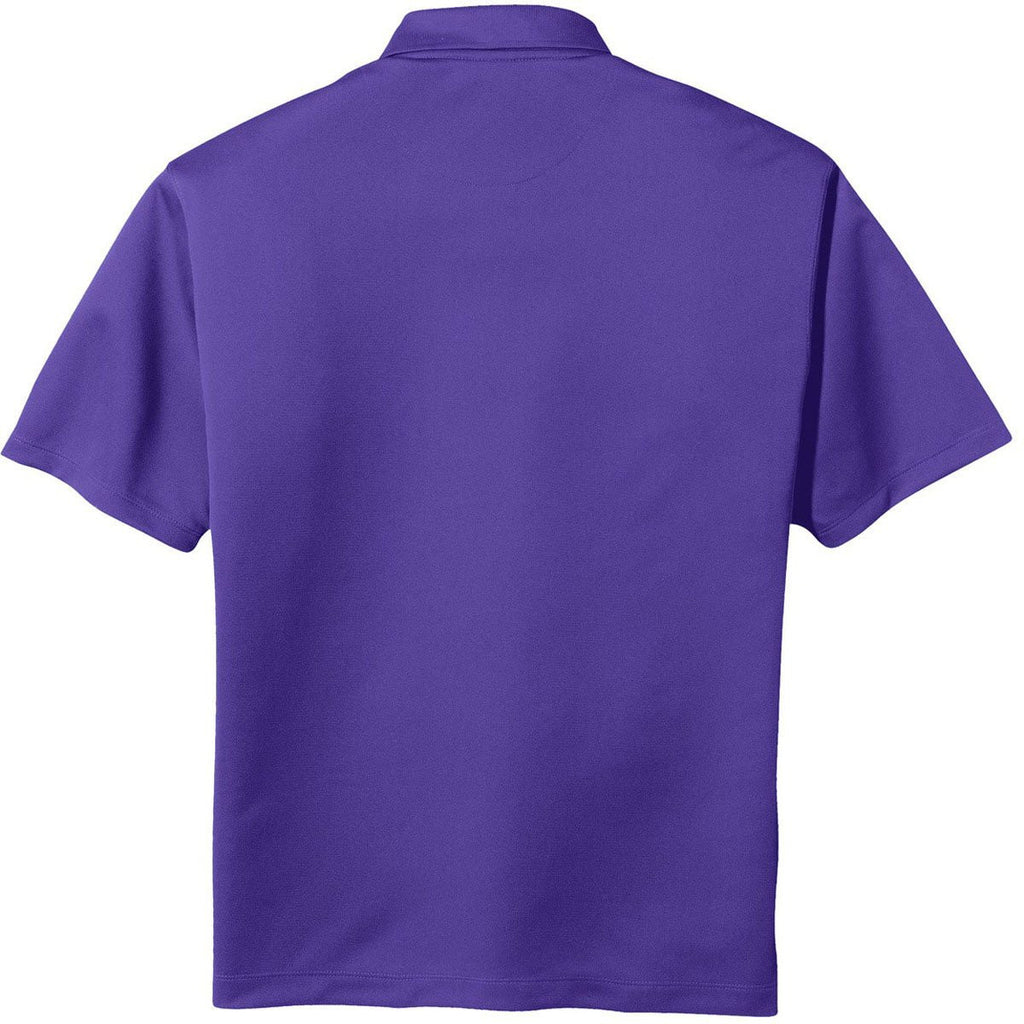 Nike Men's Purple Tech Basic Dri-FIT S/S Polo
