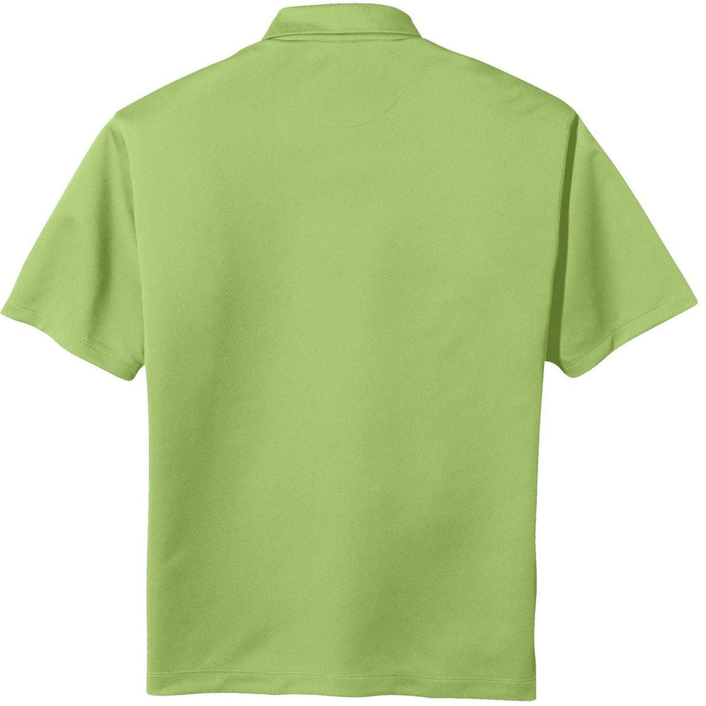 Nike Men's Light Green Tech Basic Dri-FIT S/S Polo