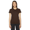 2102-american-apparel-womens-brown-t-shirt
