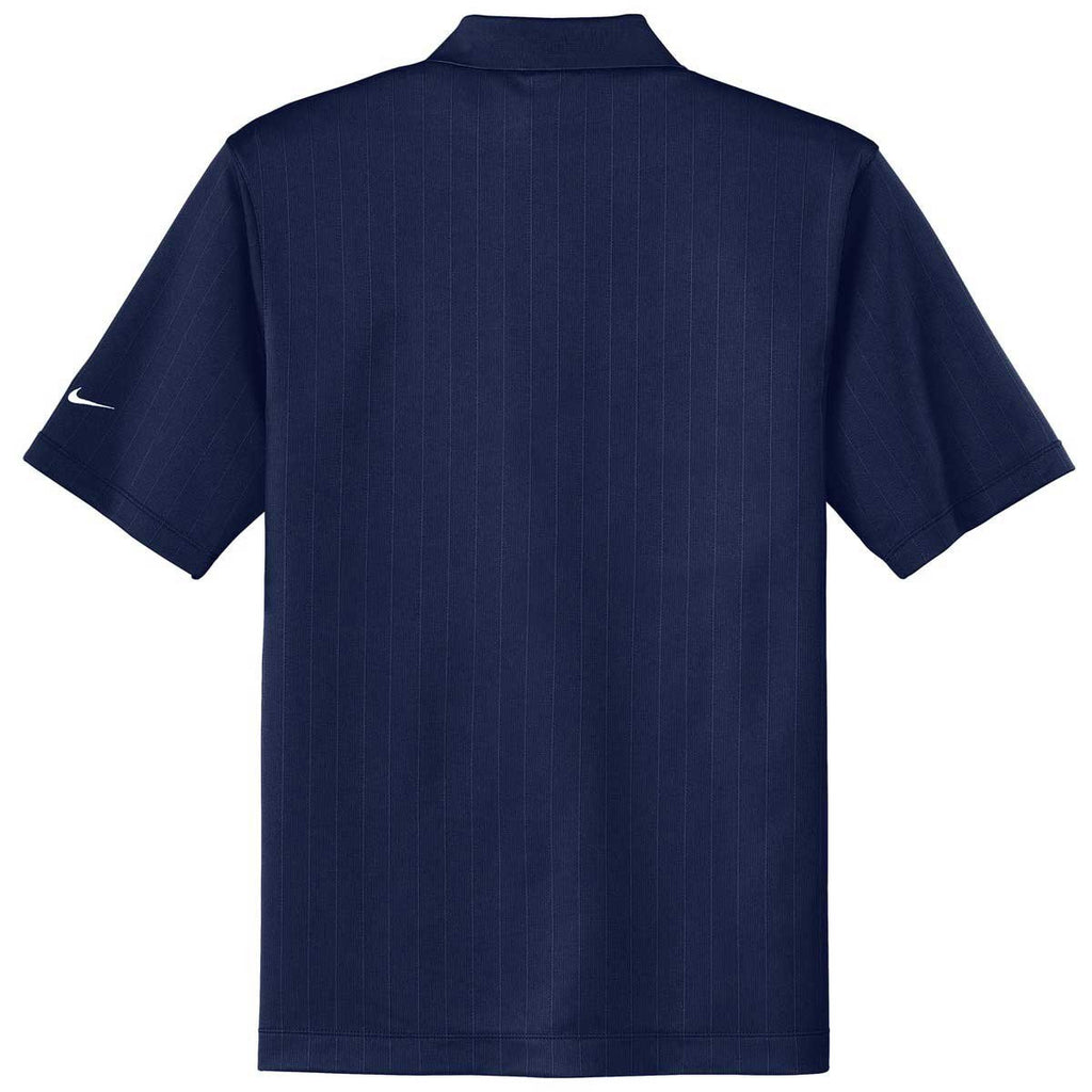 Nike Men's Navy Dri-FIT S/S Textured Polo