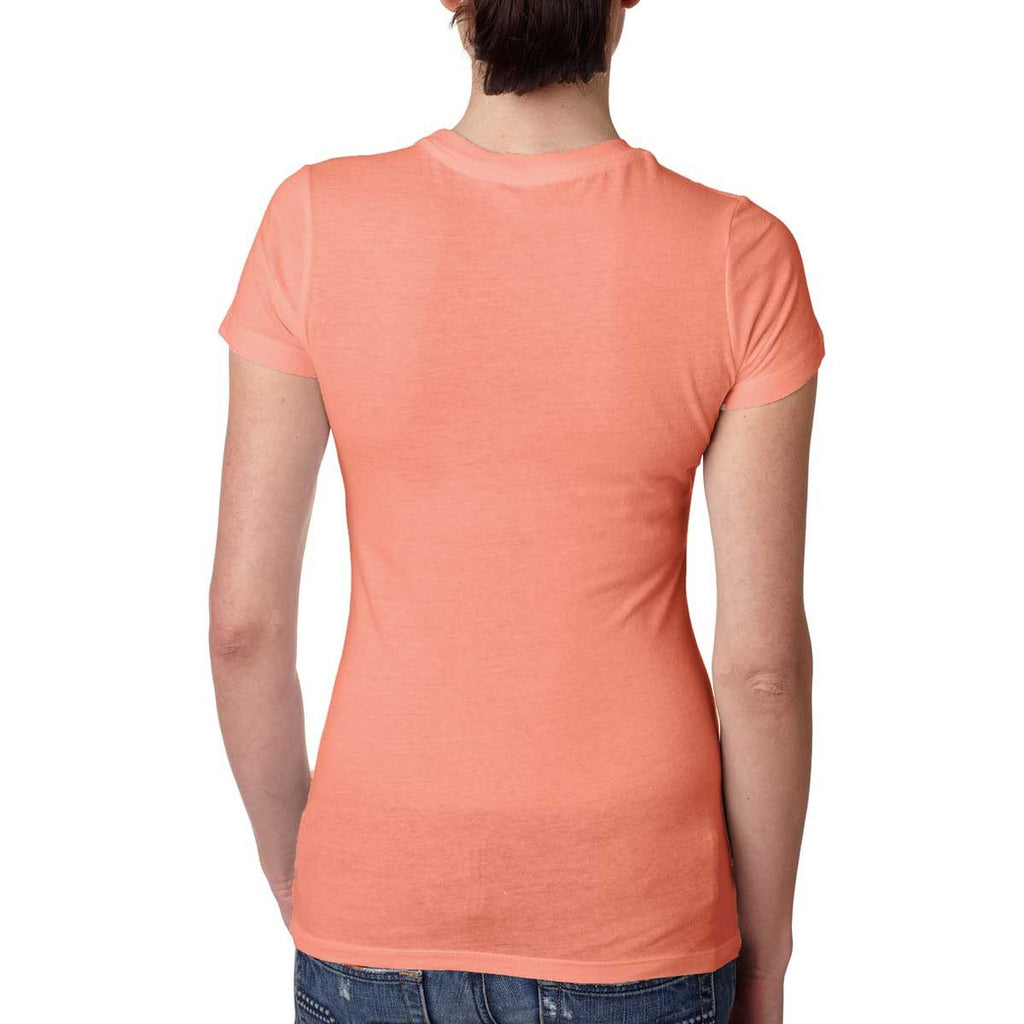 Next Level Women's Light Orange Perfect Tee