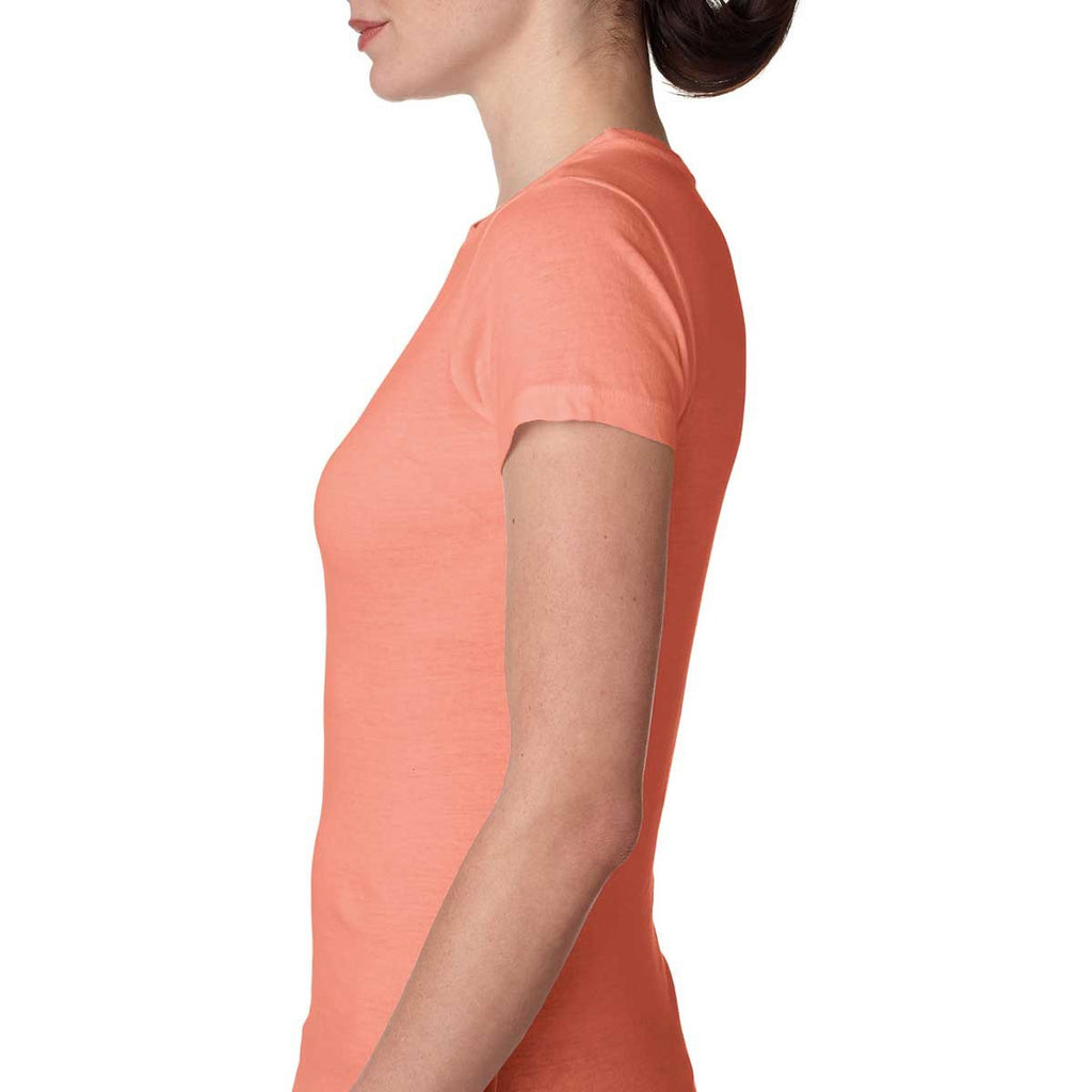 Next Level Women's Light Orange Perfect Tee