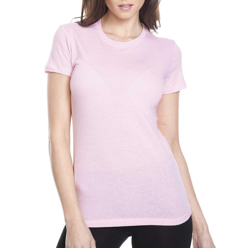 Next Level Women's Light Pink Perfect Tee