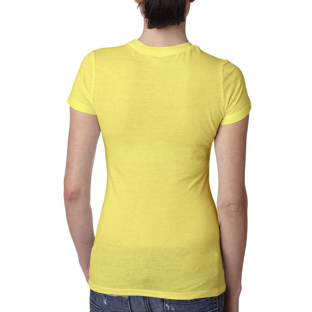Next Level Women's Vibrant Yellow Perfect Tee
