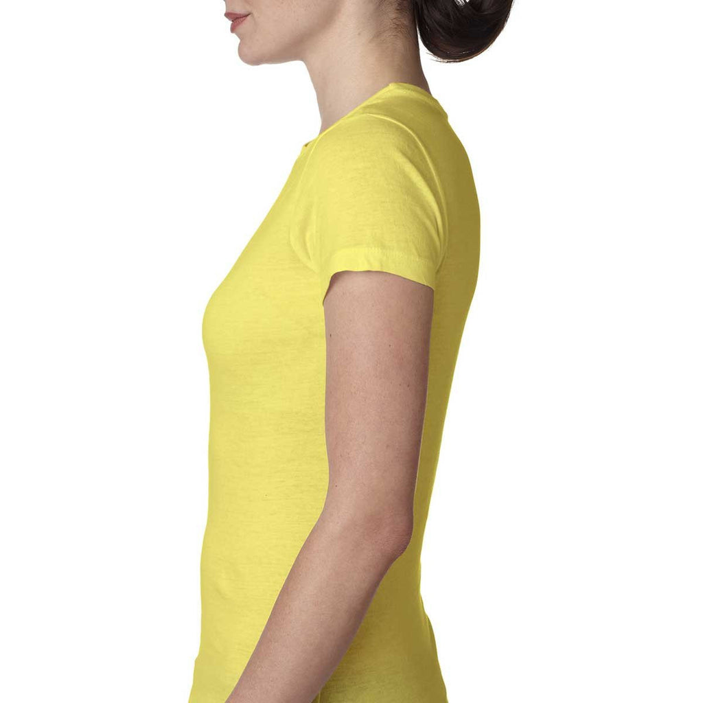 Next Level Women's Vibrant Yellow Perfect Tee