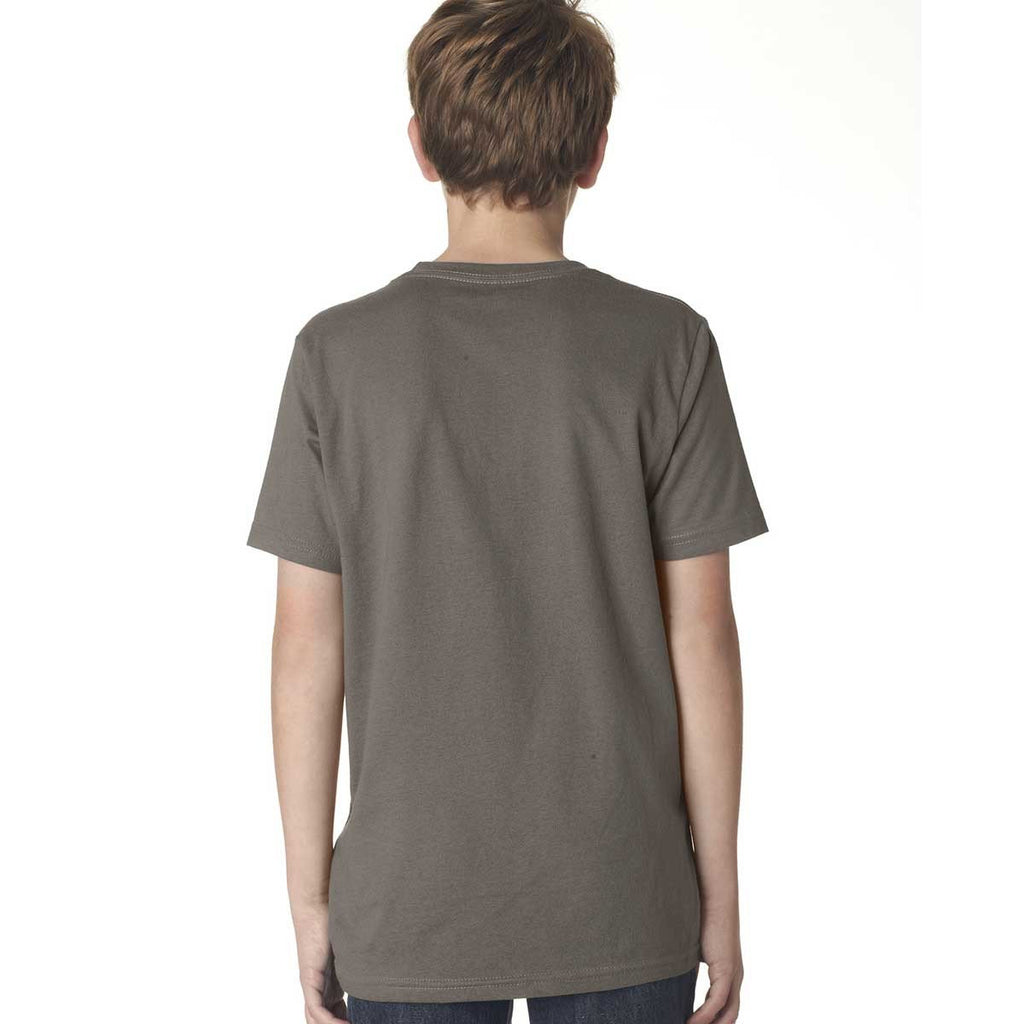 Next Level Boy's Warm Gray Premium Short-Sleeve Crew Tee