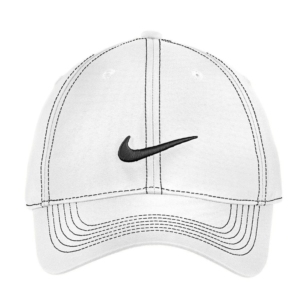 Nike White Swoosh Front Cap