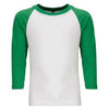 3352-next-level-green-raglan-tee