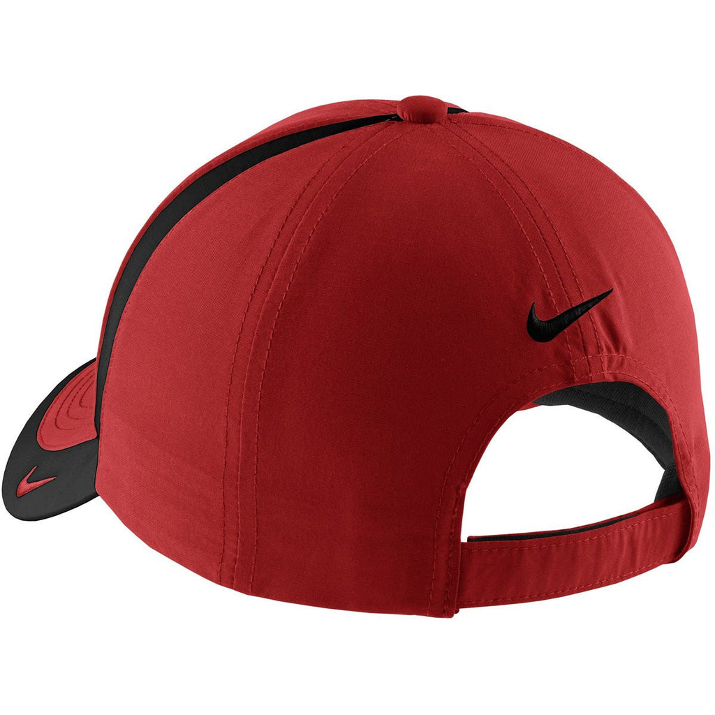 Nike Red/Black Dri-FIT Colorblock Cap