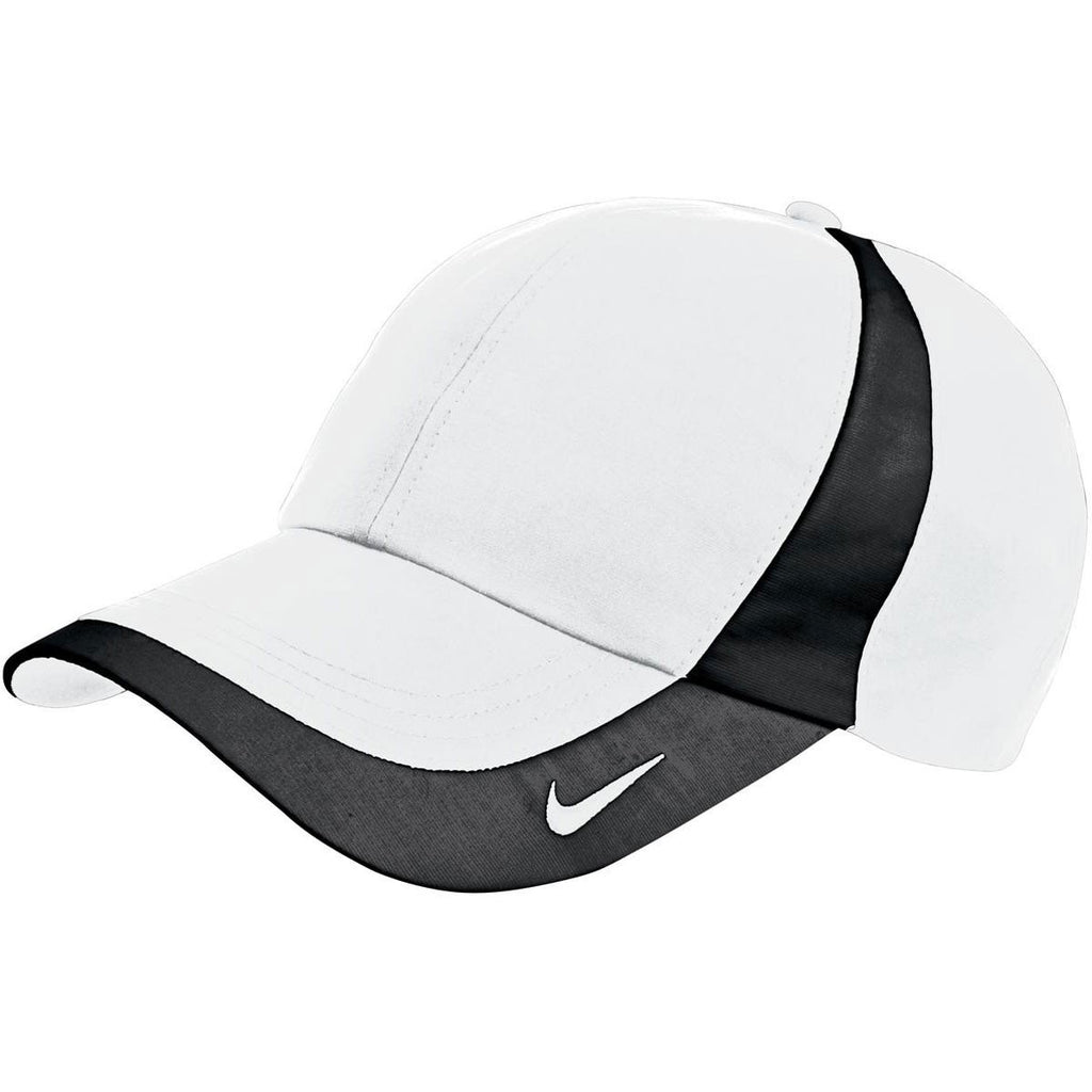 Nike White/Black Dri-FIT Colorblock Cap