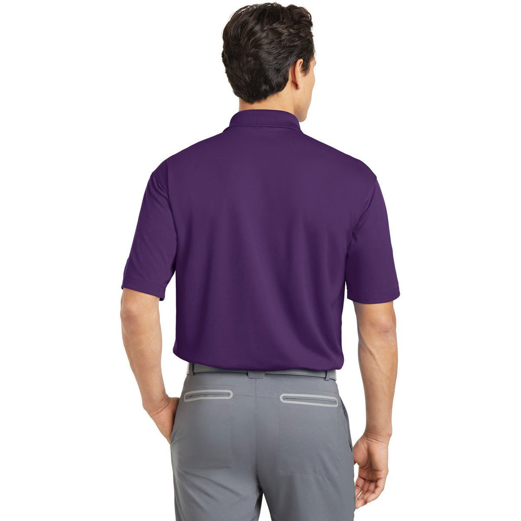 Nike Men's Purple Dri-FIT S/S Micro Pique Polo