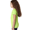 Next Level Girl's Neon Green Princess CVC Tee