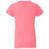 Next Level Girl's Neon Heather Pink Princess CVC Tee