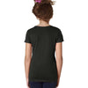 Next Level Girl's Black Adorable V-Neck Tee