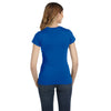 Anvil Women's Royal Blue Ringspun Fitted T-Shirt